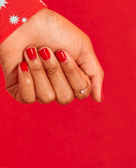 OPI Red Hot Rio Red Gel Nail Polish GIF