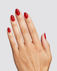 Red Velvet Vixen Red Gel Nail Polish Mani