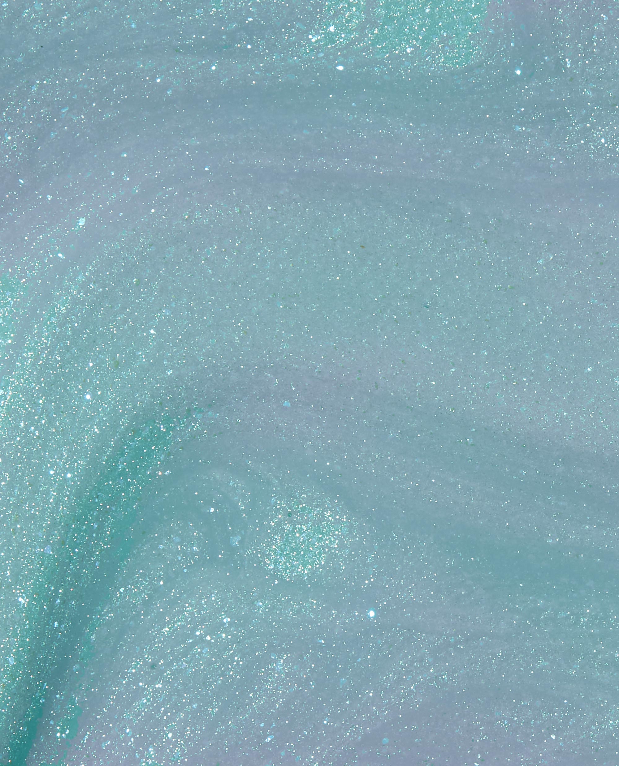 Reality Check Ya Out gel nail polish swatch swirling with mint‑aqua shimmer, a glossy green nail polish sparkling in close‑up—an OPI favorite for spring nail colors, showing smooth, even coverage and fine iridescent glitter.