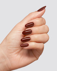 Star-zipan on the Tree Brown Nail Polish Mani