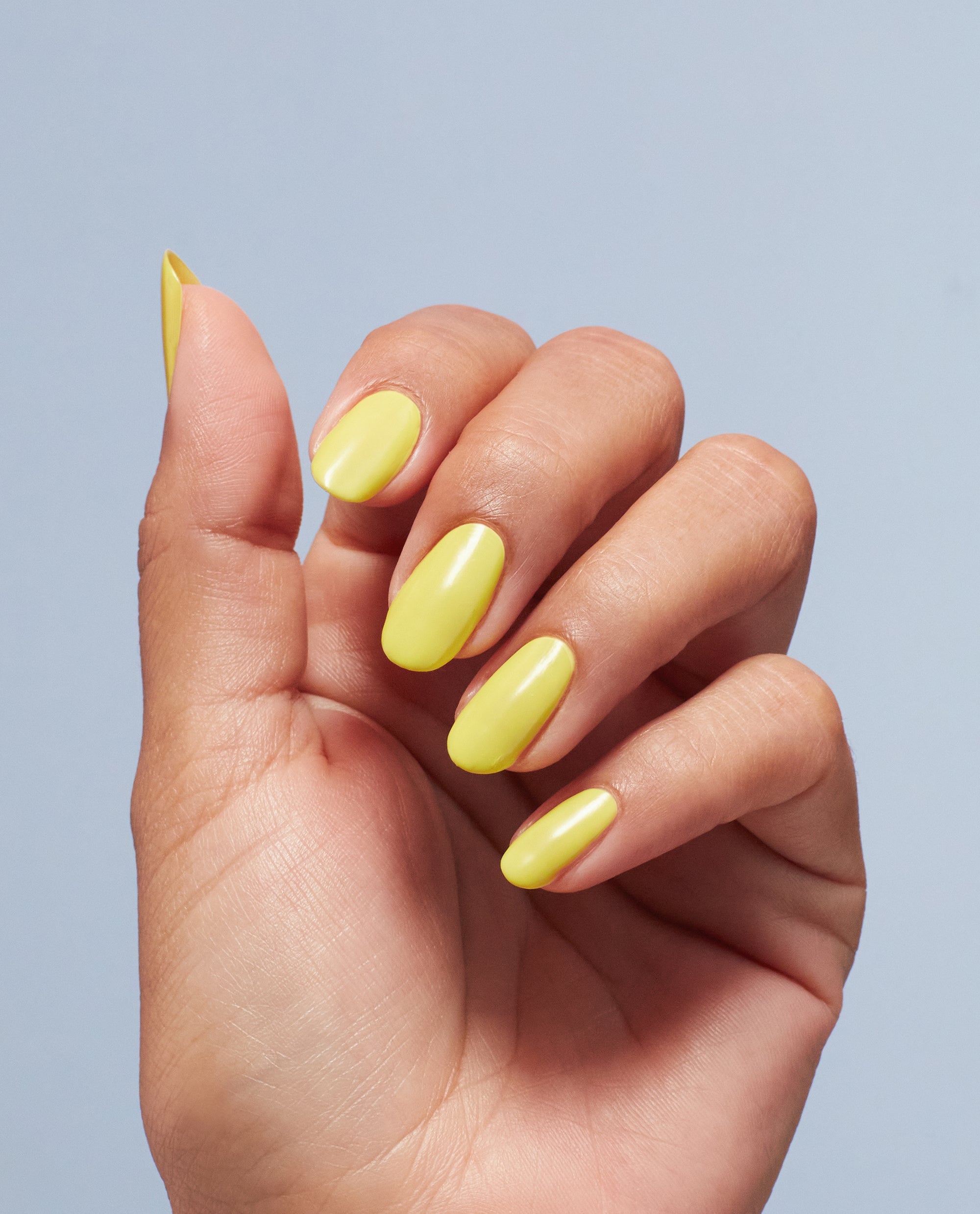 OPI Stay Out All Bright Yellow Gel Nail Polish Mani