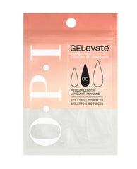 GELevate™ Soft Gel Tips Refill Pack - Stiletto Shape Medium Length