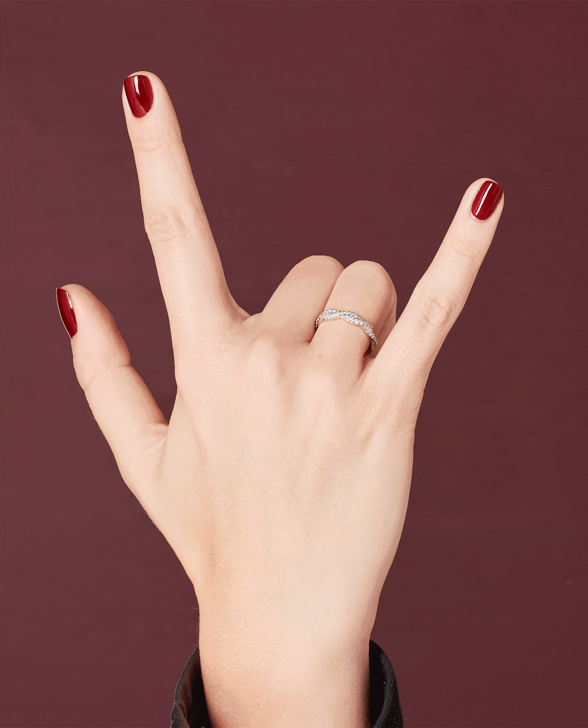 OPI Got the Blues for Red Red Gel Nail Polish GIF