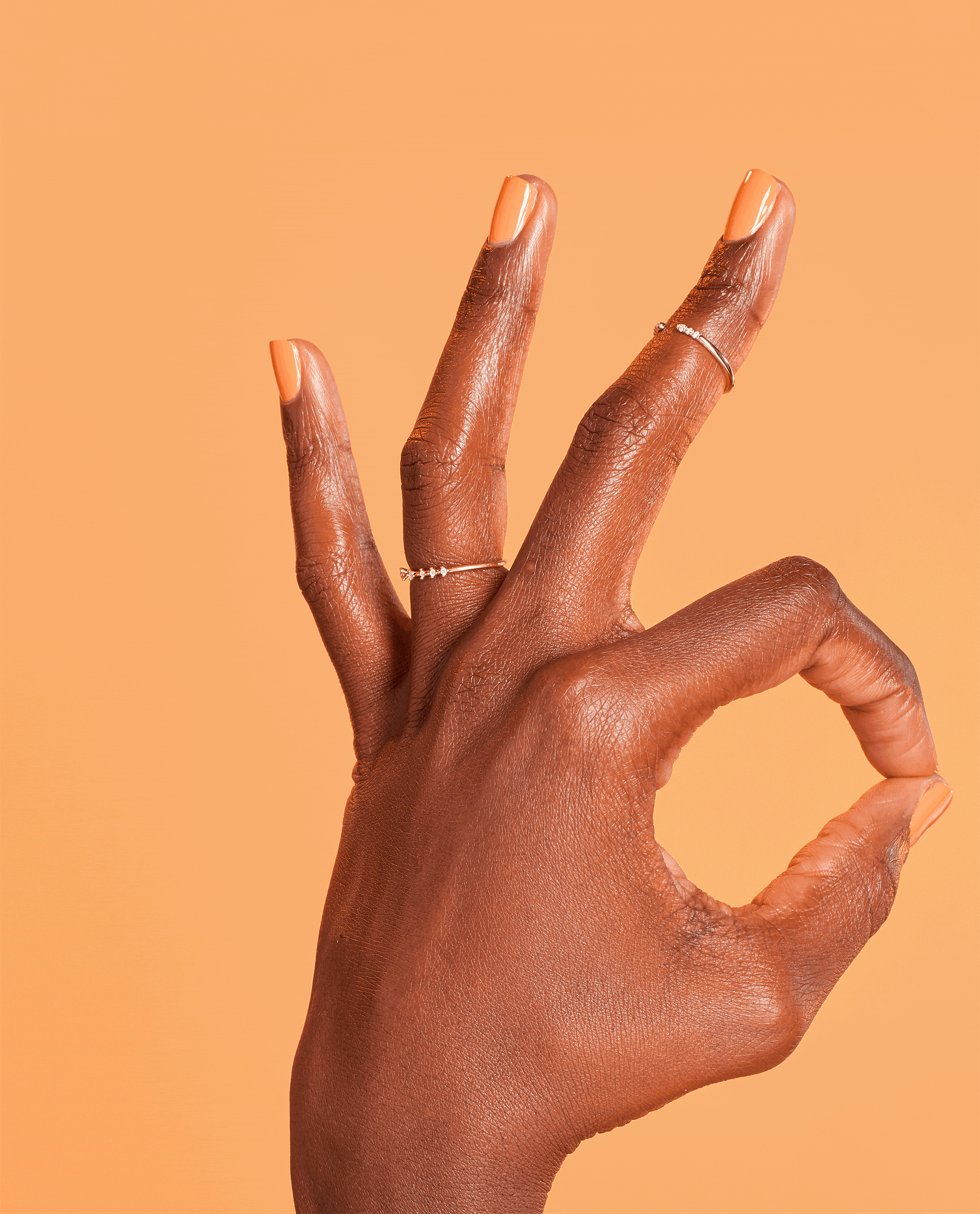OPI Trading Paint Orange Dipping Powder GIF