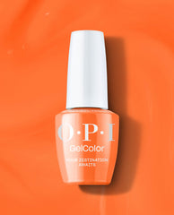 Your Zestination Awaits Zesty Orange Gel Nail Polish